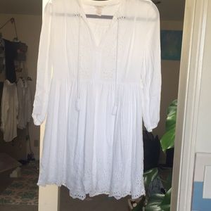 Forever 21 medium casual dress white